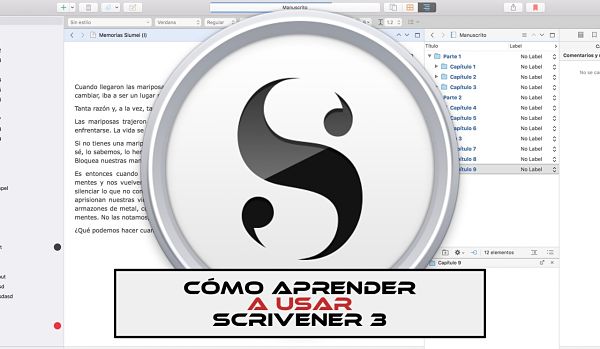 Aprende a usar Scrivener